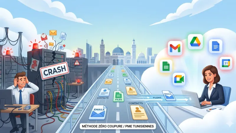 Le guide de migration en douceur d'un serveur local à Google Workspace sans perdre un seul email