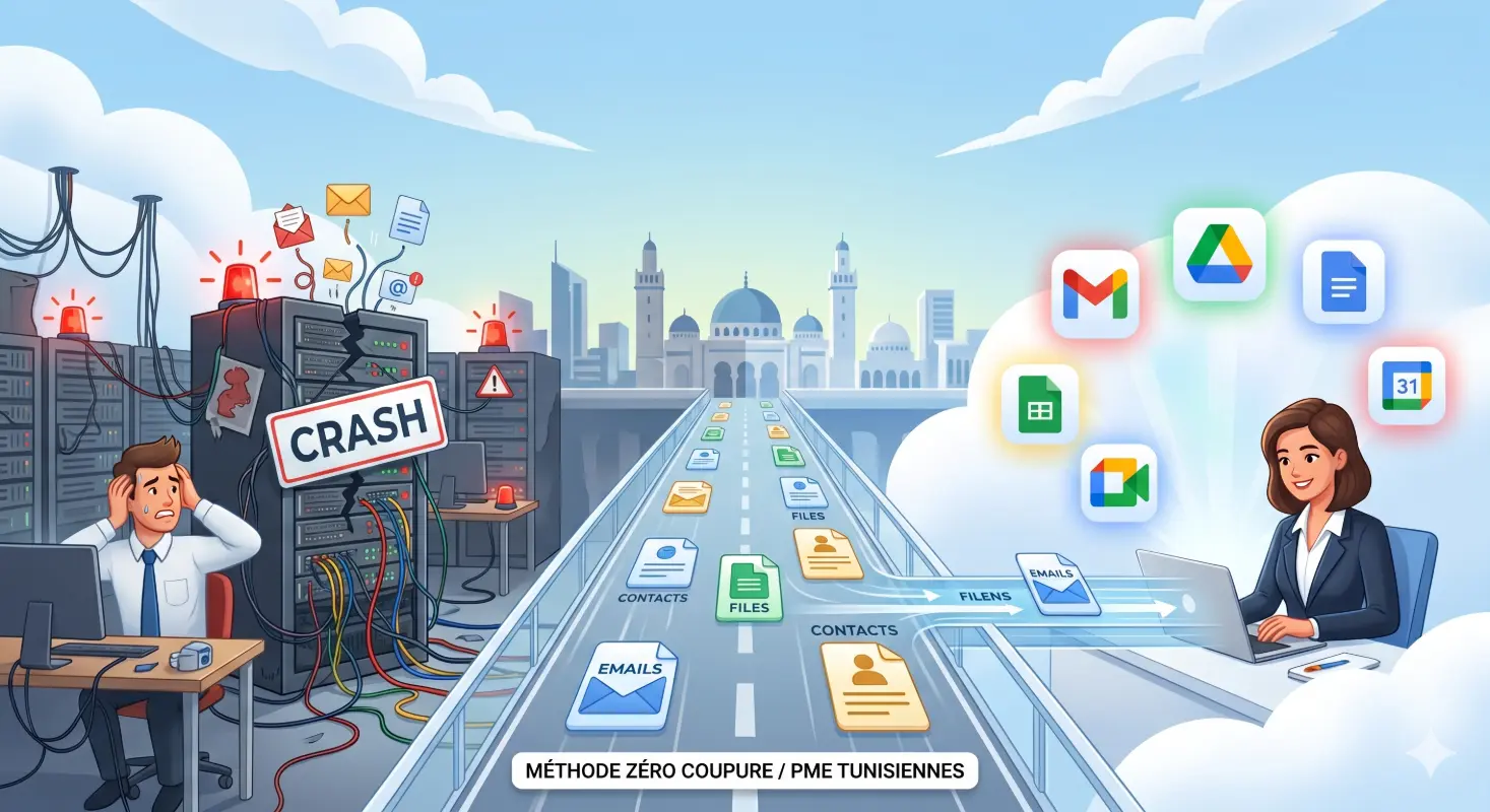 Le guide de migration en douceur d'un serveur local à Google Workspace sans perdre un seul email